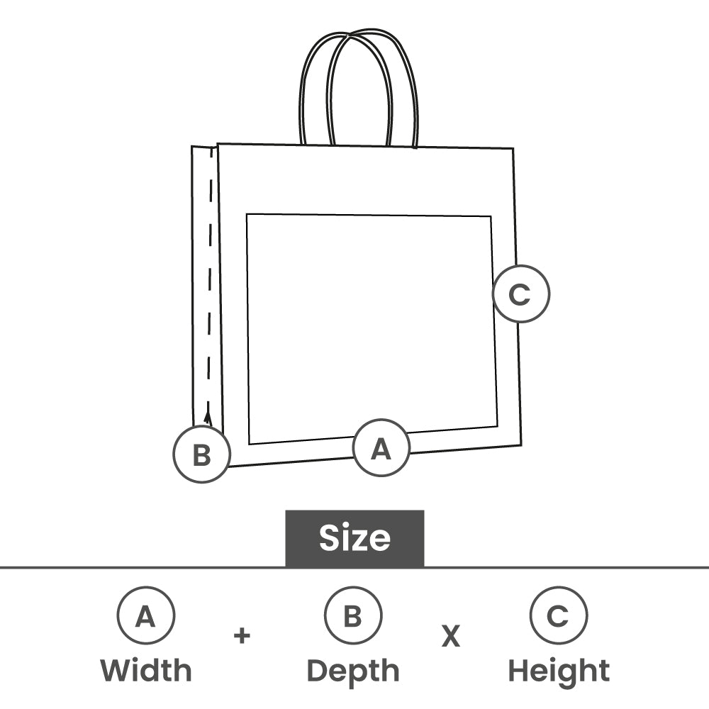 Sacchetti regalo con finestra ed etichetta 18+8x19cm Nero (100 pz) [FP-DPT101]