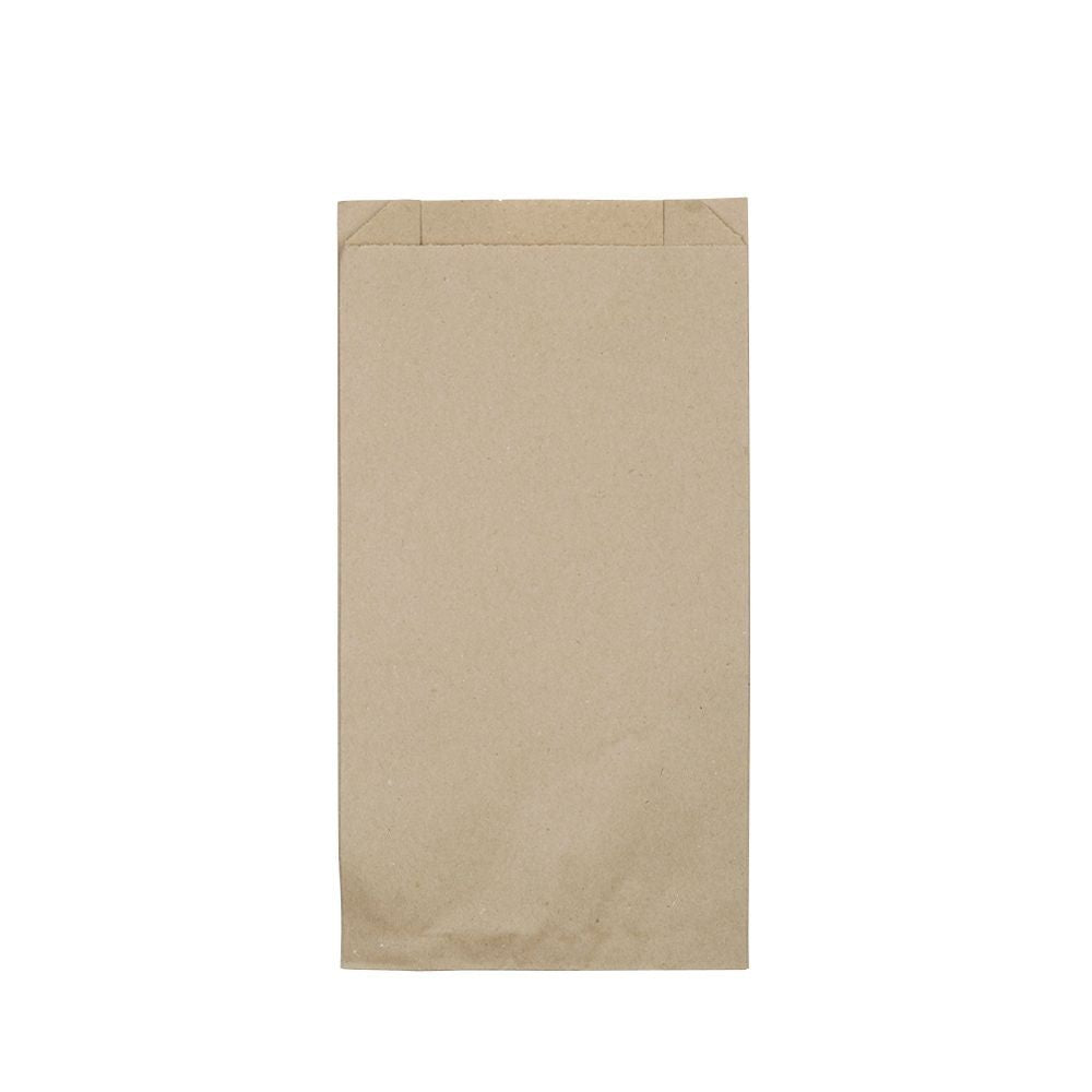 Flat-paper bags brown 15x6x28 cm (1.000 pieces)