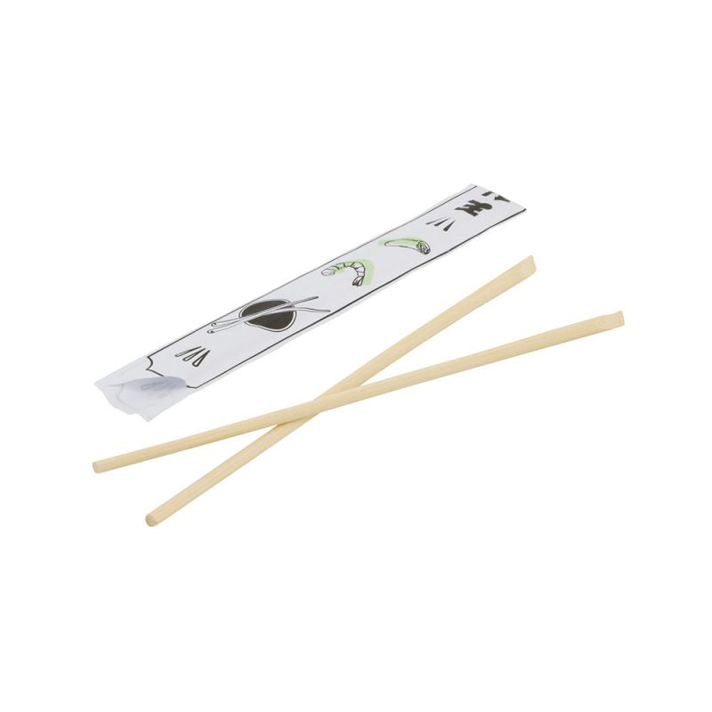 Chopsticks Bamboo 20 cm paper wrapper (3000 pieces)