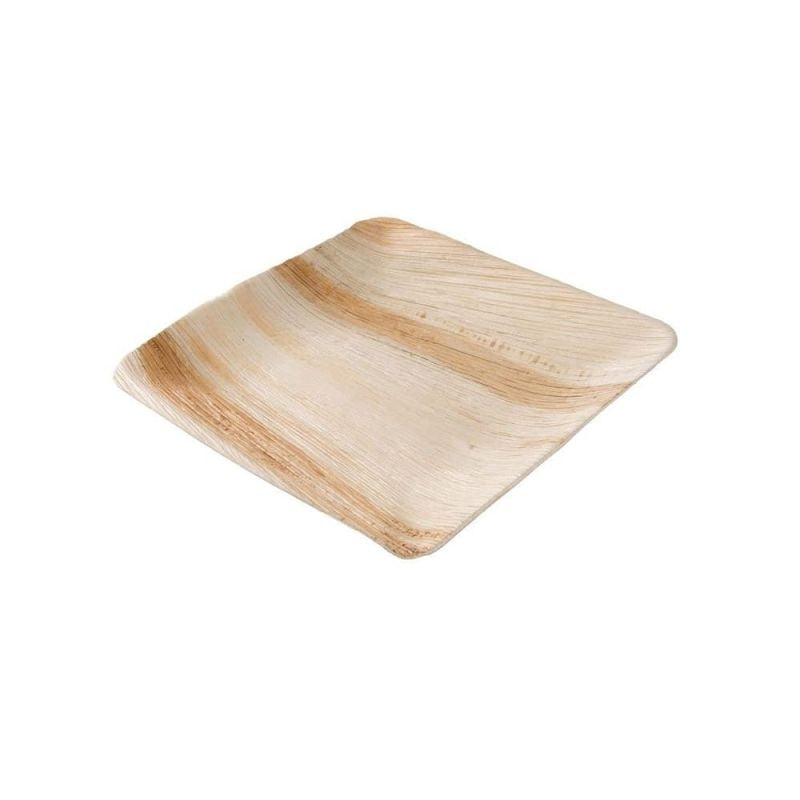 Square Plate Palm Leaf 18x18 cm (200 pieces)