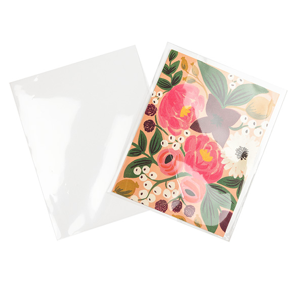 Sacchetto ecologico con soffietto trasparente 11,5x15cm (100 pezzi) [GC54NF]