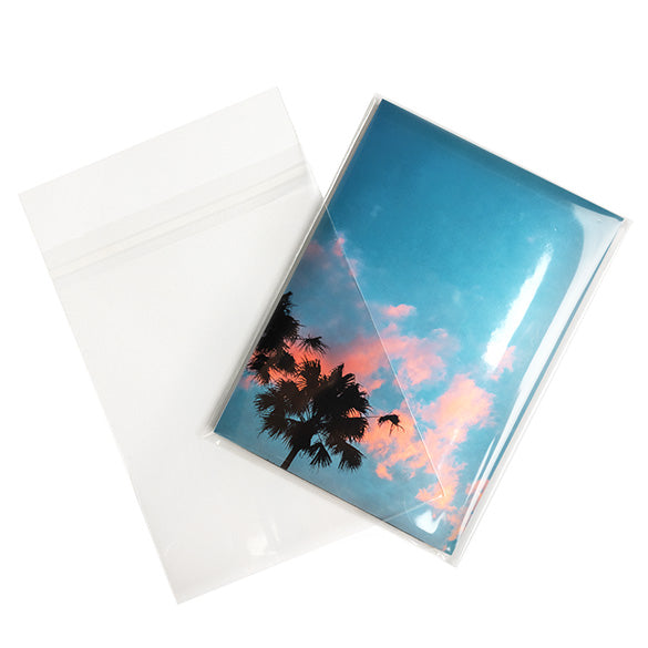 Sacchetto ecologico con soffietto 13.8x18.4cm con chiusura di protezione (100 pezzi) [GC75PC]
