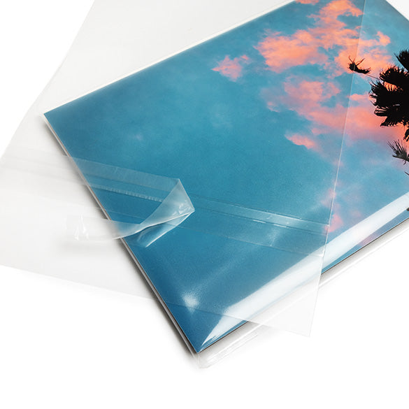 Sacchetto ecologico con soffietto 13.8x18.4cm con chiusura di protezione (100 pezzi) [GC75PC]