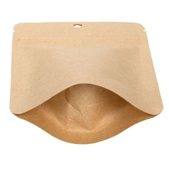 Buste doypack Kraft compostabili 10.2x6x15.2cm | 57 grammi (100 pezzi) [ZBGEK2]