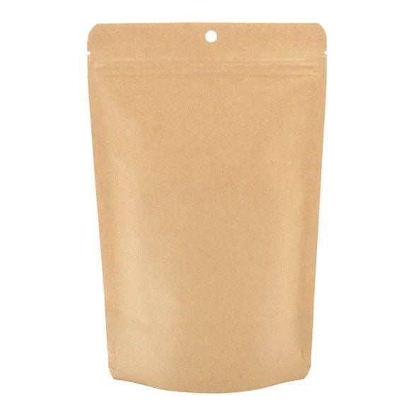 Buste doypack Kraft compostabili 14.9x8.9x23.2cm | 312 grammi (100 pezzi) [ZBGEK7]