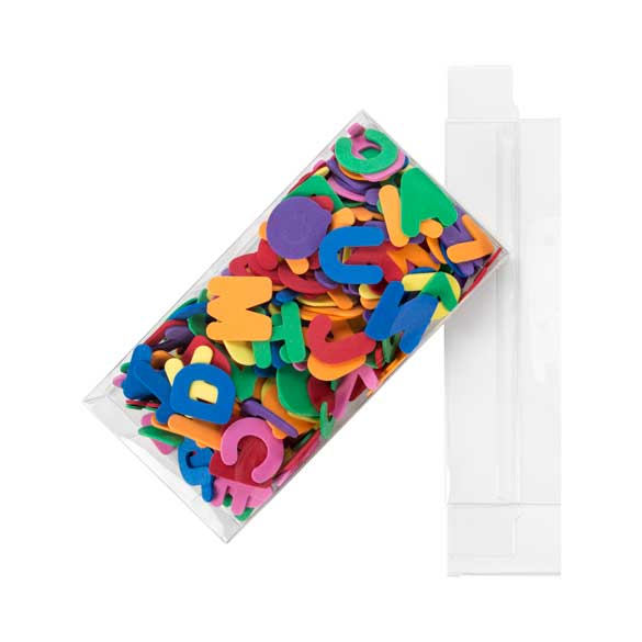 Scatole trasparenti per tartufi di cioccolato 10.8x4.1x21.6cm (25 pezzi) [FB193]