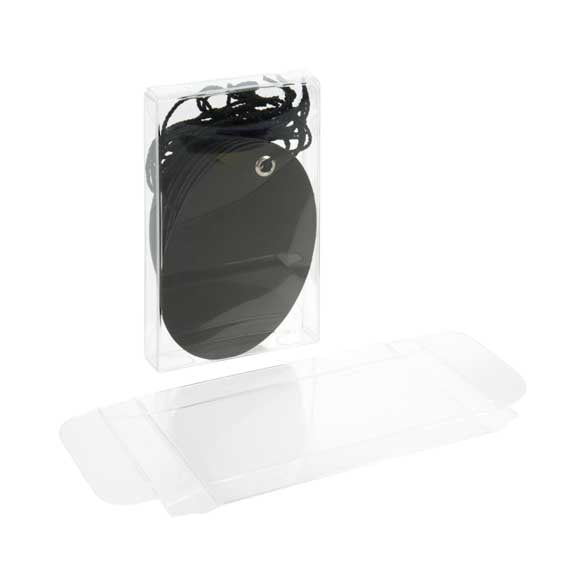 Scatole regalo 5.4x1.3x9.2cm trasparenti (25 pezzi) [FB288]