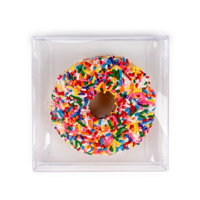 Plastic Gift Boxes 11,4x2,5x11,4 cm Crystal Clear