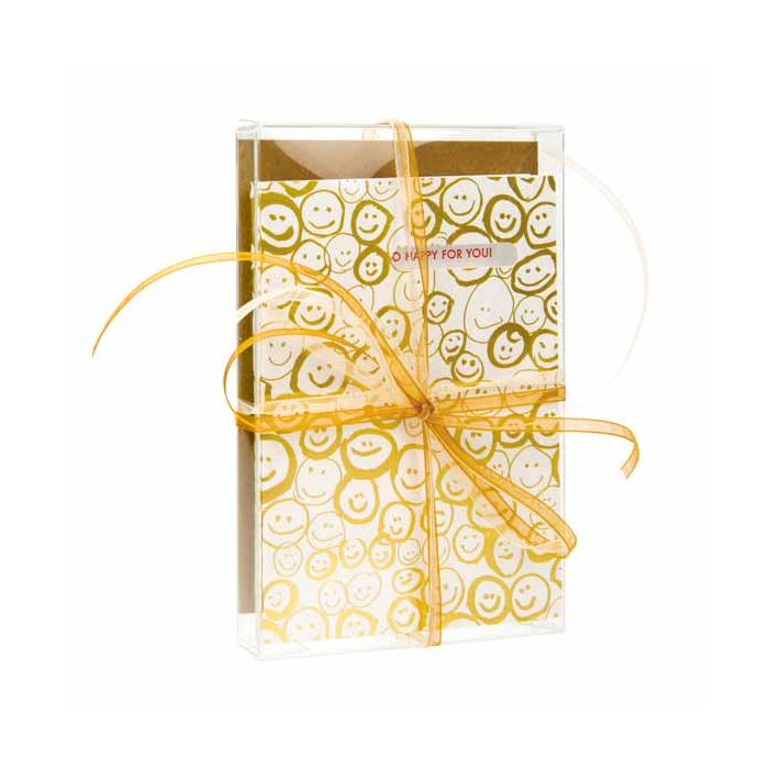 Scatole regalo 9.2x1.6x14.3cm trasparenti (25 pezzi) [FB33]