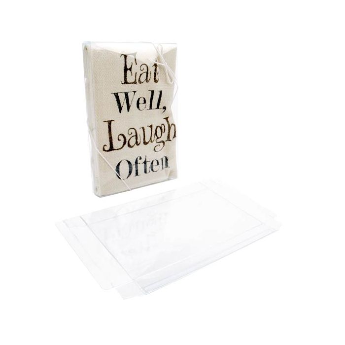 Scatole regalo 14.9x2.5x22.7cm trasparenti (25 pezzi) [FB44]