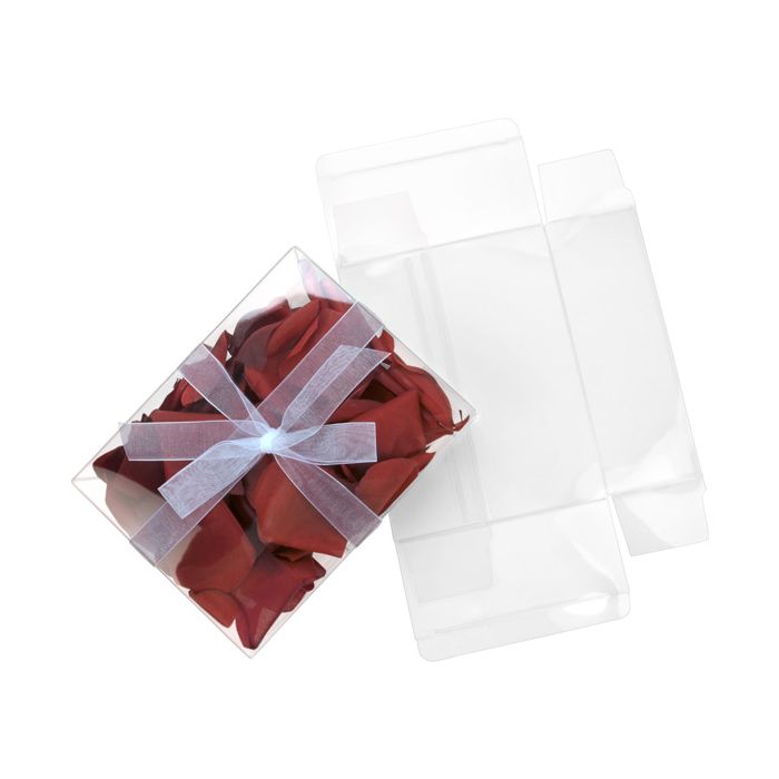 Scatole regalo 11.4x5.1x14.9cm trasparenti (25 pezzi) [FB54]