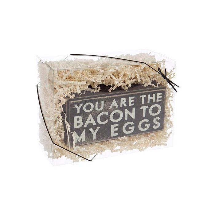 Scatole regalo 14x7.6x18.4cm trasparenti (25 pezzi) [FB55]