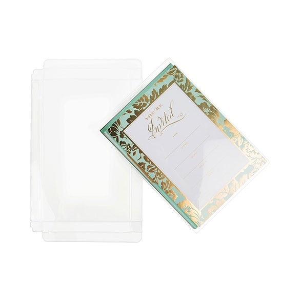 Scatole regalo 13.7x1.6x19.4cm trasparenti (25 pezzi) [FB60]