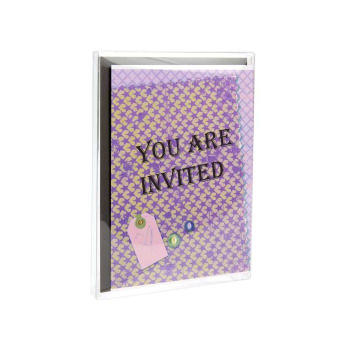 Scatole regalo 9.7x1.6x17.3cm trasparenti (25 pezzi) [FB66]