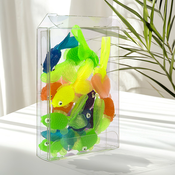 Scatole regalo 7x1.6x9.5cm trasparenti (25 pezzi) [FB92]