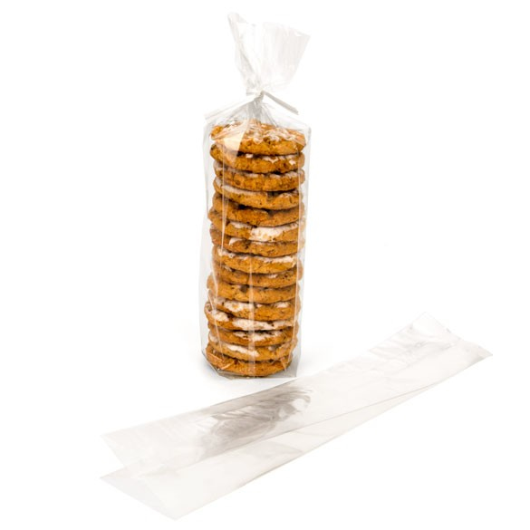 Sacchetto "trasparenza cristallina" 4.4x4.4x21.6cm con soffietto (100 pezzi) [FDAGB8]