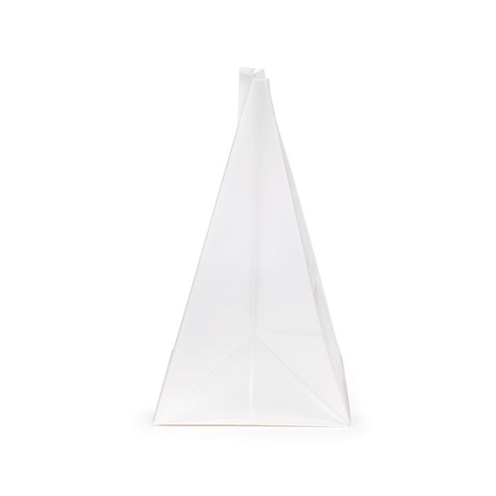 Sacchetto con fondo piatto in carta Frosted 10,2x10,2x17,8 cm (100 pezzi) [FFGPB9]