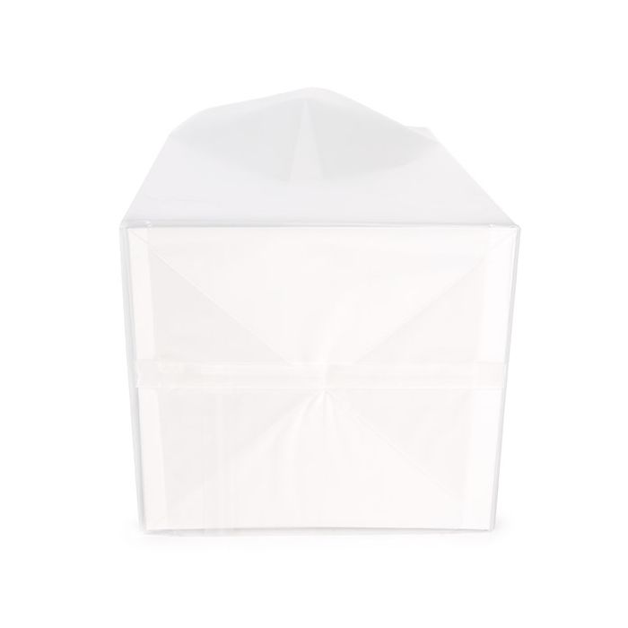 Sacchetto con fondo piatto in carta Frosted 10,2x10,2x17,8 cm (100 pezzi) [FFGPB9]