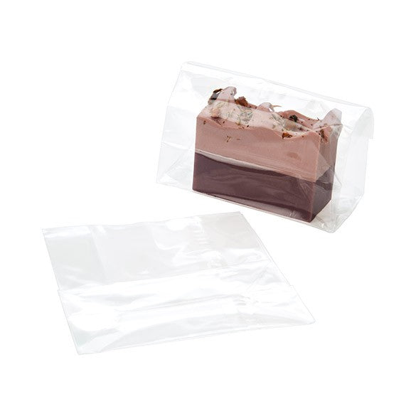 Sacchetto ultra trasparente con fondo piatto 12.7x5.7x12.7cm (100 pezzi) [FG18]