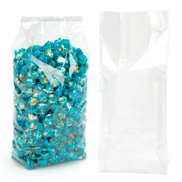 Sacchetto SOS trasparente con fondo piatto 12.7x7.6x30.5cm (100 pezzi) [FGCC1]