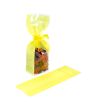 Sacchetto con fondo piatto in carta Giallo neon 8,9x5,7x30,5 cm (100 pezzi) [FGPB16NY]