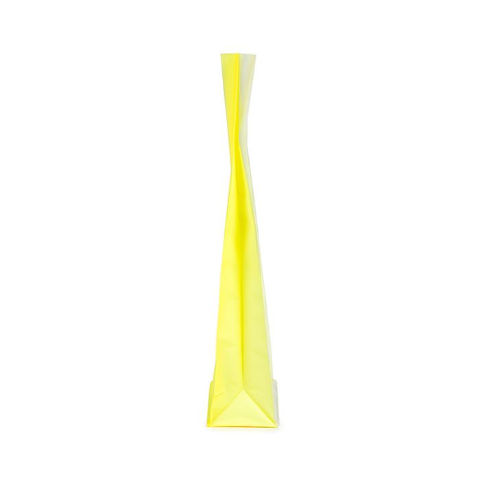 Sacchetto con fondo piatto in carta Giallo neon 8,9x5,7x30,5 cm (100 pezzi) [FGPB16NY]