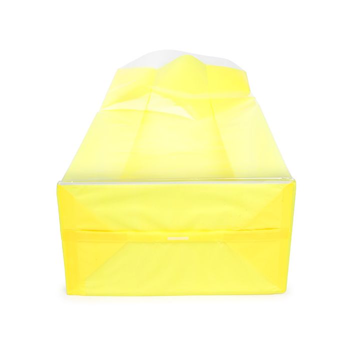 Sacchetto con fondo piatto in carta Giallo neon 12,7x7,6x30,5 cm (100 pezzi) [FGPB1NY]