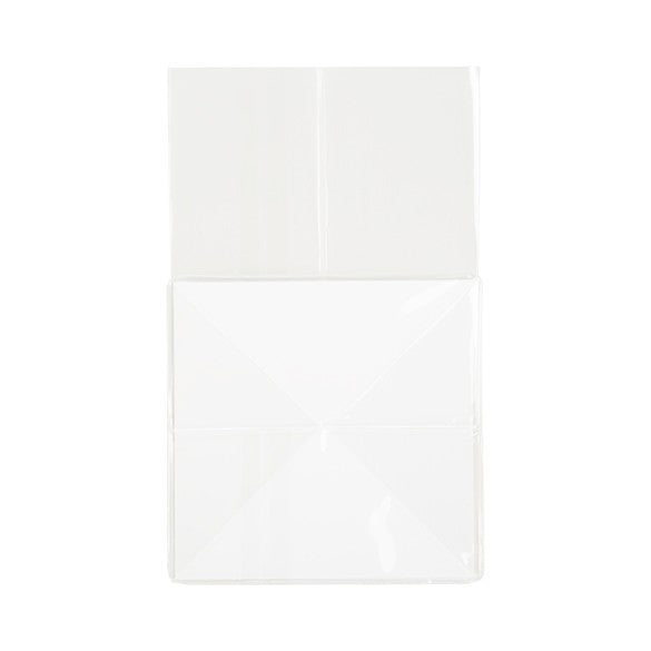 Sacchetto SOS trasparente 10.2x10.2x17.8cm con fondo piatto in carta (100 pezzi) [FGPB9]