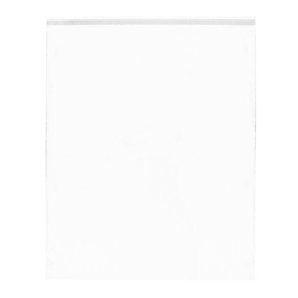 Sacchetto di plastica trasparente 51,9x61,6cm con chiusura adesiva (100 pezzi) [B20]
