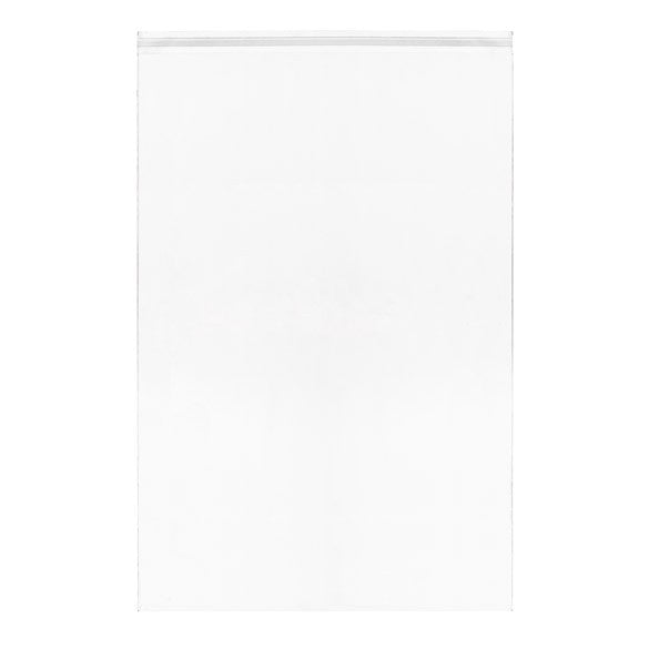 Sacchetto di plastica trasparente 62.1x92.1cm con chiusura adesiva (100 pezzi) [B24]