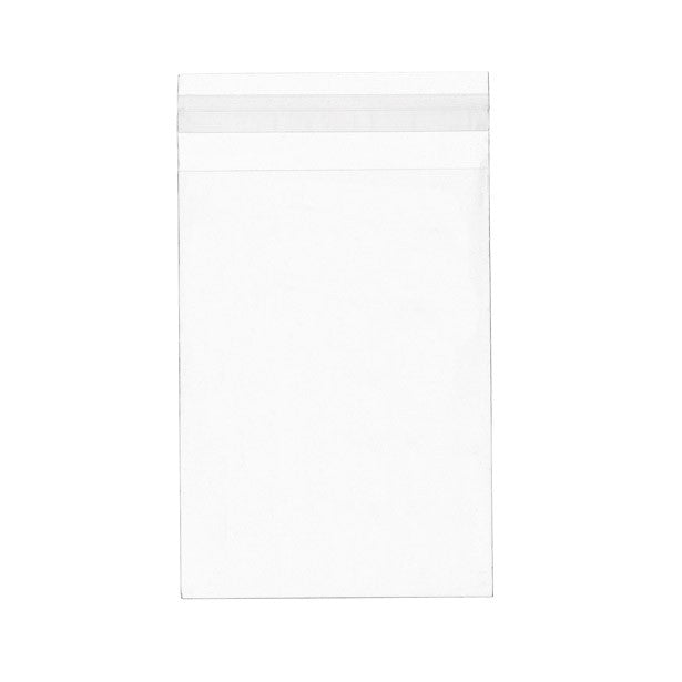 Sacchetto di plastica trasparente 11.7x16.2cm con chiusura adesiva (100 pezzi) [B4X6XL]