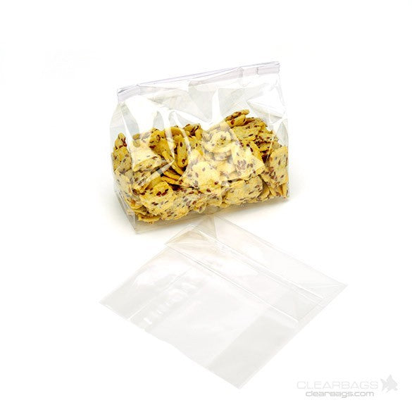 Sacchetto SOS trasparente con fondo piatto 12.7x5.7x12.7cm (100 pezzi) [FGCC18]