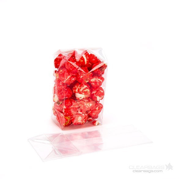 Sacchetto SOS trasparente con fondo piatto 5.1x3.8x12.7cm (100 pezzi) [FGCC3]