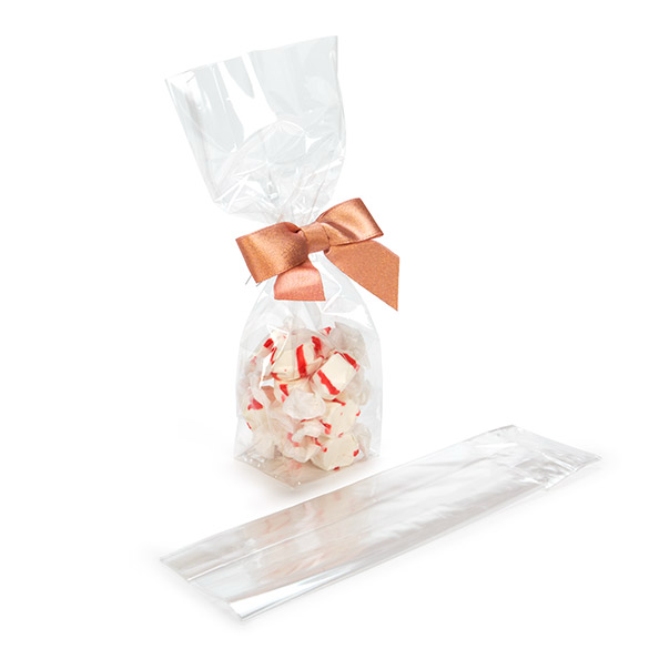 Sacchetto ultra trasparente con fondo piatto 6.7x4.8x26cm (100 pezzi) [FG13]