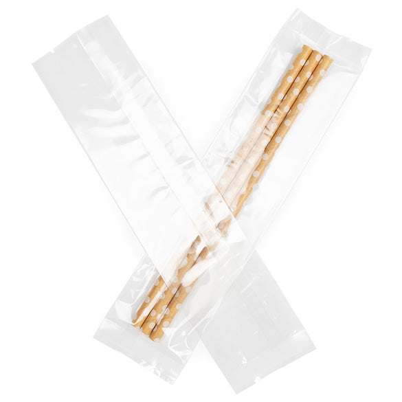 Sacchetto di plastica trasparente "Heat Seal" 5.1x20.3cm laminato (100 pezzi) [SLB28]
