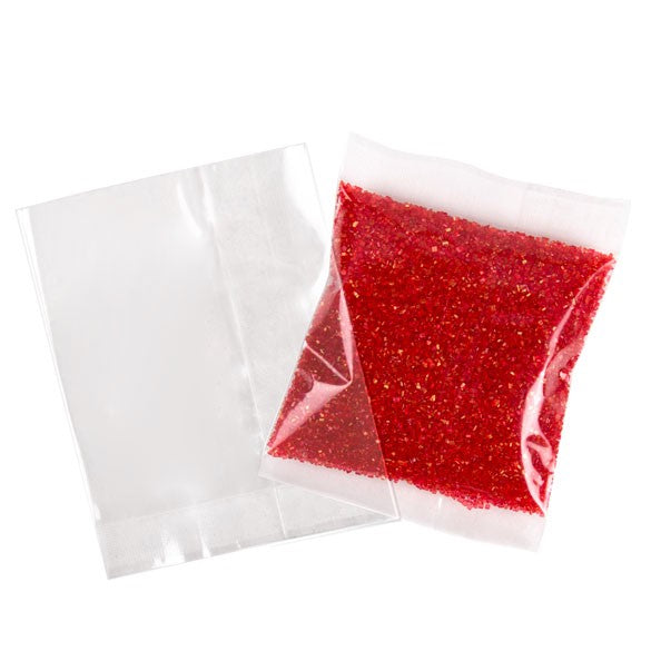 Sacchetto di plastica trasparente 5.1x5.7cm 30 microns sigillabile a caldo (100 pezzi) [SFB22Q]