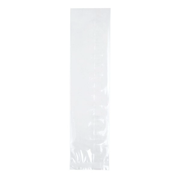 Sacchetto di plastica trasparente 5.1x20.3cm 30 microns sigillabile a caldo (100 pezzi) [SFB28]