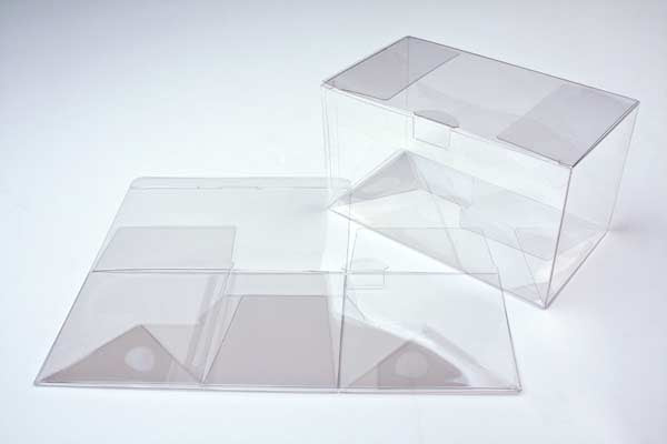 Scatole trasparenti 17.8x10.2x10.2cm fondo automatico (25 pezzi) [FPLB174]