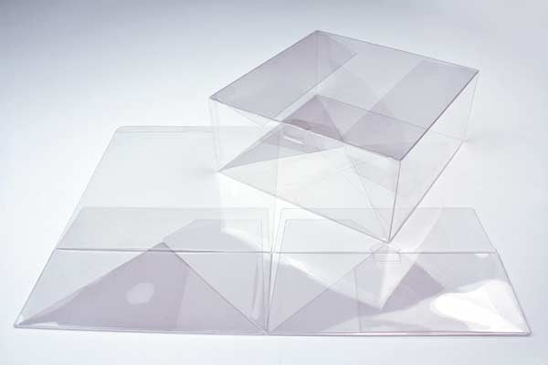 Scatole trasparenti 22.9x22.9x10.2cm fondo automatico (25 pezzi) [FPLB175]