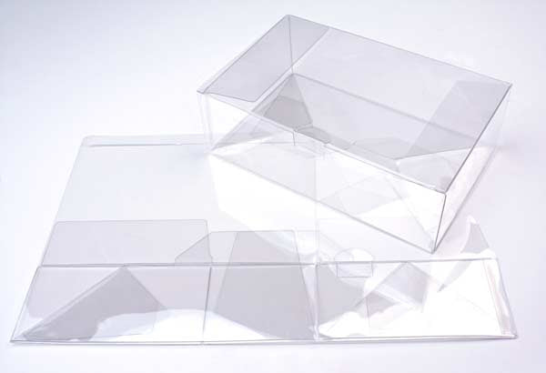 Scatole trasparenti 24.2x15.2x7.6cm fondo automatico (25 pezzi) [FPLB178]