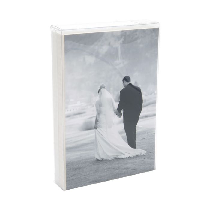 Scatole trasparenti 10.5x2.5x15.6cm (25 pezzi) [FPB167]