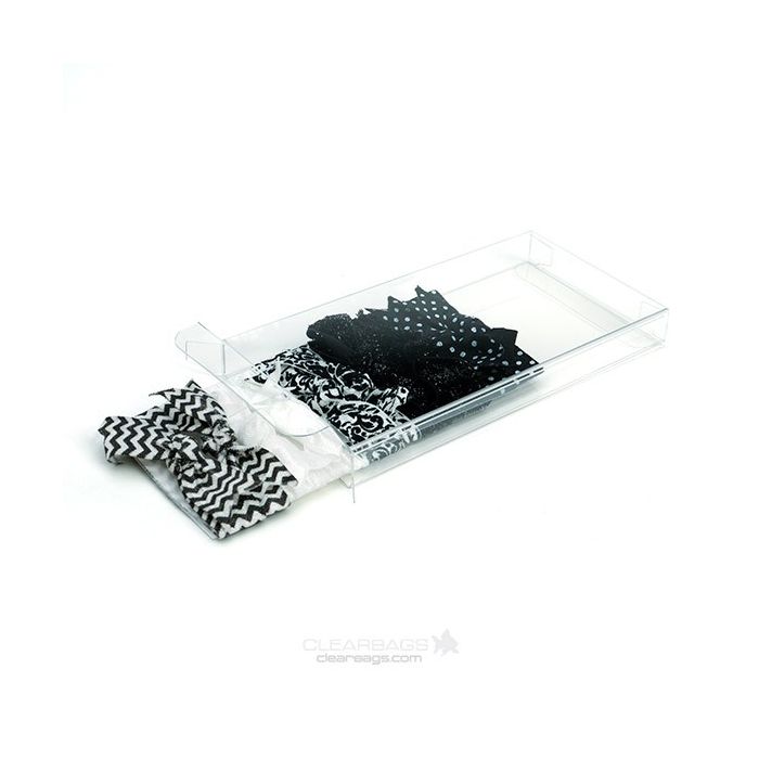 Scatole "regalo" in plastica per 8 cioccolatini 7x1,4x13,8cm (25 pezzi) [FPB272]