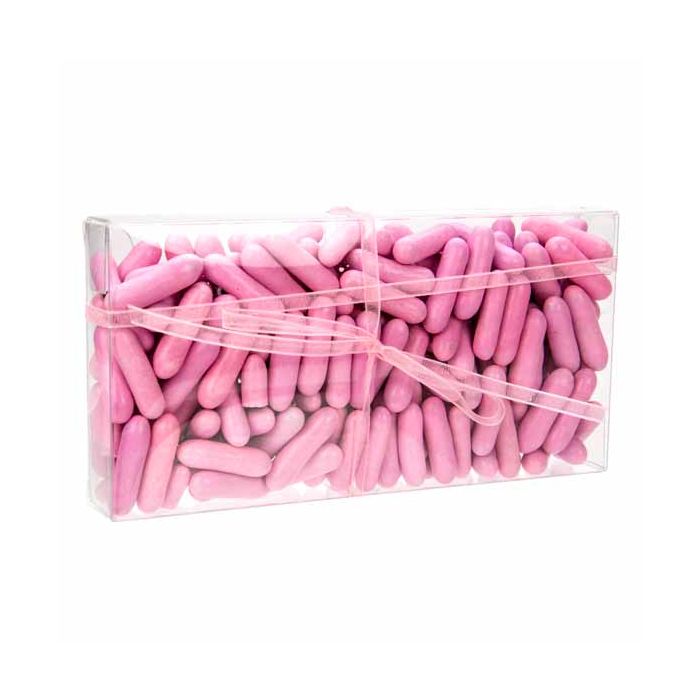 Scatole "regalo" in plastica per 6 cioccolatini 7x2.1x10.3cm (25 pezzi) [FPB316]