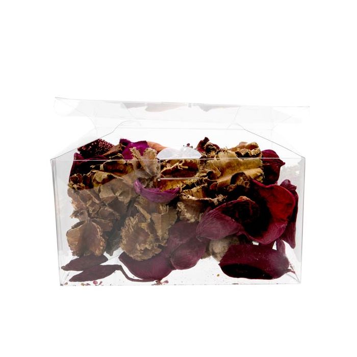 Scatole trasparenti 19.1x17.8x10.2cm fondo automatico (25 pezzi) [FPLB177]