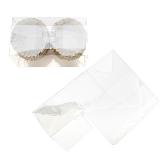 Scatole trasparenti 17.8x10.2x7.6cm fondo automatico (25 pezzi) [FPLB179]