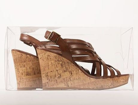 Scatole regalo in plastica 15.2x15.2x30.5cm con fondo automatico (25 pezzi) [FPLB240]