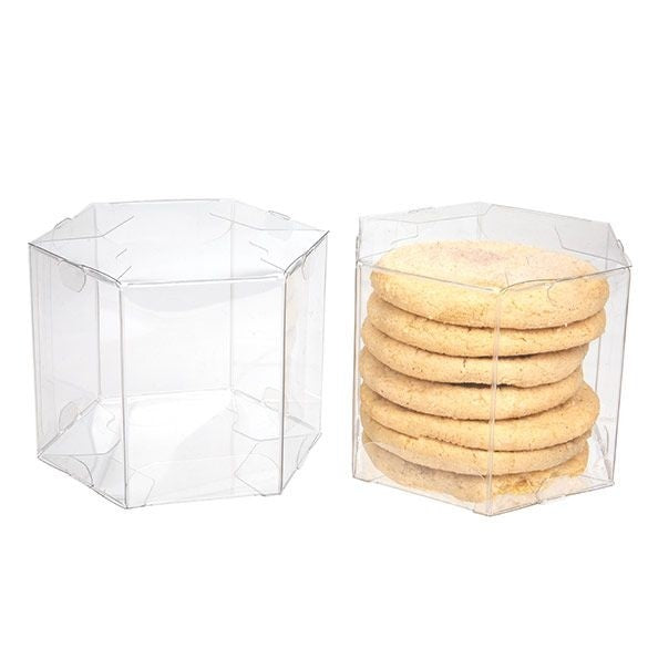 Scatola esagonale 8,9 x 8,9 x 7,6 cm (25 pezzi) [FS352]