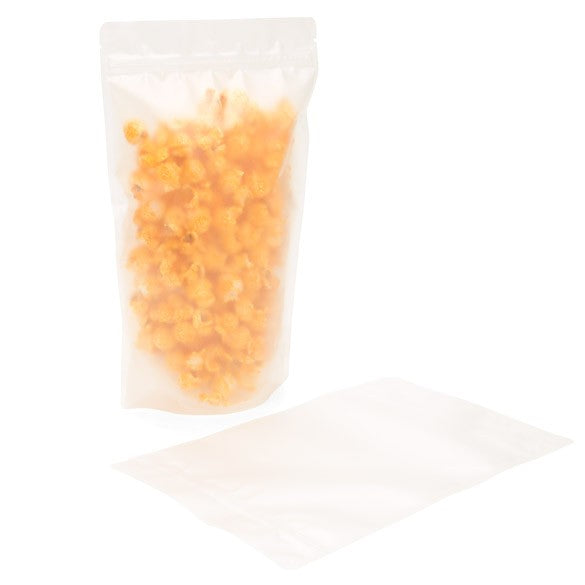 Buste doypack Matt Frosted 17.1x8.9x28.6cm | 340 grammi (100 pezzi) [ZBGF4]