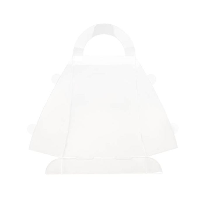 Scatola idonea al contatto alimentare a forma di borsa 14.8x5.9x17.6cm (25 pezzi) [FS209]