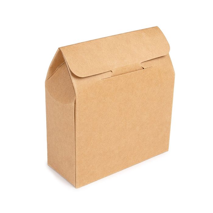 Scatole Kraft con finestra a cuore 8,9x3,8x10,2 cm (25 pezzi) [FS343]